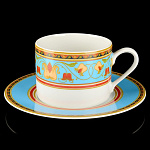 0033693/81.24809.00.1 ЛФЗ ЧАШКА С БЛЮДЦЕМ Полюс Бирюза ТН1