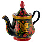Самовар электрический 3 л с сервизом "Клубника". Хохлома, фотография 6. Интернет-магазин ЛАВКА ПОДАРКОВ