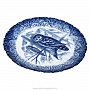 Декоративная тарелка "Птица филин". Гжель, фотография 3. Интернет-магазин ЛАВКА ПОДАРКОВ