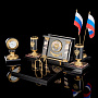Настольный набор из натурального камня "Россия", фотография 1. Интернет-магазин ЛАВКА ПОДАРКОВ