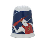 0070065 Фарфор НАПЕРСТОК "К ЗВЕЗДАМ" h=3 см