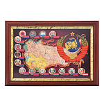 0049505-СССР  ПЛАКЕТКА В БАГЕТЕ (зол.)