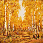 Картина янтарная "Солнечная роща" 60х40 см, фотография 2. Интернет-магазин ЛАВКА ПОДАРКОВ