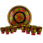 Набор для напитков. Хохлома