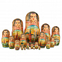 Матрешка "Москва" 20 мест, фотография 6. Интернет-магазин ЛАВКА ПОДАРКОВ