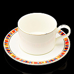 0048051/80.25807.00.1 ЛФЗ ЧАШКА+БЛЮДЦЕ Премиум"Огненный цветок1" ТН1