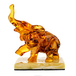 Скульптура из янтаря "Слон малый"