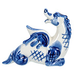  ГЖЕЛЬ Скульптура "ДРАКОН" зак h=6,5 см