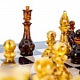 Шахматы с янтарными фигурами "Мини бочата" 48х48 см, фотография 8. Интернет-магазин ЛАВКА ПОДАРКОВ
