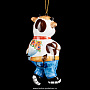 Игрушка подвесная "Бык-кавалер на коньках", фотография 3. Интернет-магазин ЛАВКА ПОДАРКОВ
