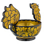 Конфетница "Петух". Хохлома, фотография 3. Интернет-магазин ЛАВКА ПОДАРКОВ