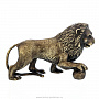 Бронзовая скульптура "Лев с шаром", фотография 1. Интернет-магазин ЛАВКА ПОДАРКОВ