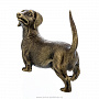 Бронзовая скульптура "Собака Такса", фотография 2. Интернет-магазин ЛАВКА ПОДАРКОВ