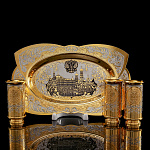  Златоуст НАБОР ПИТЕЙНЫЙ "КРЕМЛЬ" (поднос, 3 стопки)