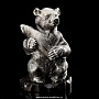 Авторская скульптура из бронзы "Медведь-рыбак", фотография 1. Интернет-магазин ЛАВКА ПОДАРКОВ