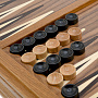 Игровой набор с шахматами из массива черного дуба 48х48 см, фотография 13. Интернет-магазин ЛАВКА ПОДАРКОВ