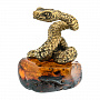 Змея Символ 2025 года. Статуэтка с янтарем "Змея питон", фотография 5. Интернет-магазин ЛАВКА ПОДАРКОВ