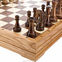 Шахматный ларец с деревянными фигурами, фотография 3. Интернет-магазин ЛАВКА ПОДАРКОВ