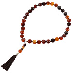 0074649 ЧЕТКИ  КЛАССИЧЕСКИЙ,кам красный агат