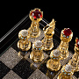 Шахматы со стразами и хрустальными фигурами 36х36 см, фотография 3. Интернет-магазин ЛАВКА ПОДАРКОВ