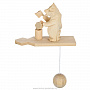 Богородская деревянная игрушка "Медведь лесоруб", фотография 1. Интернет-магазин ЛАВКА ПОДАРКОВ