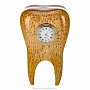 Настольные часы из карельской березы "Зуб", фотография 1. Интернет-магазин ЛАВКА ПОДАРКОВ