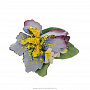 Брошь "Цветы" с фарфоровой лепкой (в ассортименте), фотография 2. Интернет-магазин ЛАВКА ПОДАРКОВ