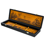 0073014 Футляр для кортика "ВДВ. НИКТО, КРОМЕ НАС!" (кожа) 47*14*7см