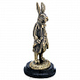 Бронзовая статуэтка "Кролик лорд", фотография 3. Интернет-магазин ЛАВКА ПОДАРКОВ