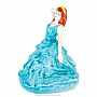 Колокольчик фарфоровый "Дама в бальном платье". Гжель, фотография 2. Интернет-магазин ЛАВКА ПОДАРКОВ