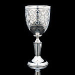 0055822 Серебро 875* КУБОК  гравировка, чернение 382,4 гр 382,4