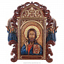 Икона деревянная "Господь Вседержитель" 75х65 см, фотография 1. Интернет-магазин ЛАВКА ПОДАРКОВ