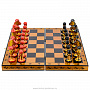 Шахматы деревянные. Хохлома, фотография 4. Интернет-магазин ЛАВКА ПОДАРКОВ