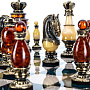 Шахматы с янтарными фигурами "Рыцарский турнир" 48х48 см, фотография 8. Интернет-магазин ЛАВКА ПОДАРКОВ
