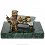 Бронзовая статуэтка "Повар", фотография 4. Интернет-магазин ЛАВКА ПОДАРКОВ