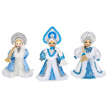 0074693 Кукла ПОДВЕСНАЯ В АССОРТИМЕНТЕ"СНЕГУРОЧКА " 12 см