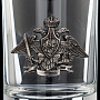 Стопка с накладкой "Герб вооруженных сил" (серебро 925*), фотография 2. Интернет-магазин ЛАВКА ПОДАРКОВ