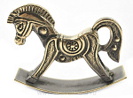 25900 Бронза Статуэтка "Лошадь-качалка" на подставке
