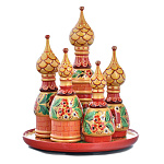  Хохлома Набор для специй "Купола" 6предметов