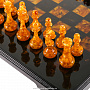 Шахматы с фигурами из янтаря "Африка" 43х43 см, фотография 5. Интернет-магазин ЛАВКА ПОДАРКОВ