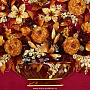 Янтарное панно "Букет цветов" 100х155 см, фотография 3. Интернет-магазин ЛАВКА ПОДАРКОВ