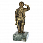 Бронзовая статуэтка "Летчик России", фотография 3. Интернет-магазин ЛАВКА ПОДАРКОВ