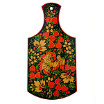 Доска разделочная "Клубника". Хохлома