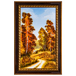 0073625-37*56см Картина янтарная крошка "ПЕЙЗАЖ" (28*47см внут.раз.)