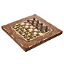 Нарды-шашки с янтарными фишками "Звезда востока" 49х25 см, фотография 2. Интернет-магазин ЛАВКА ПОДАРКОВ