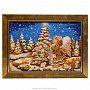 Картина янтарная "Рождество", фотография 1. Интернет-магазин ЛАВКА ПОДАРКОВ