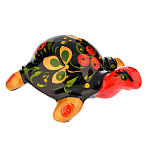 0052772 Хохлома Сувенир "ЧЕРЕПАХА" 5*6см  цвета в ассортименте 