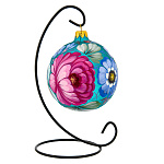 Шар новогодний с авторской росписью