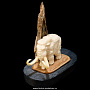 Скульптура из бивня мамонта "Мамонт у скалы", фотография 2. Интернет-магазин ЛАВКА ПОДАРКОВ