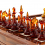 Шахматы с полем из камня и фигурами из янтаря, фотография 3. Интернет-магазин ЛАВКА ПОДАРКОВ
